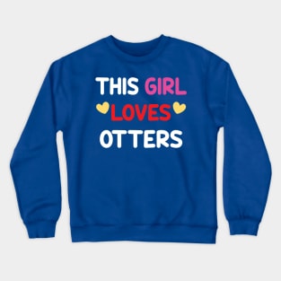 Otter Girl Crewneck Sweatshirt